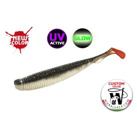   Molix RA Shad 3.8" / #685 - *Tournament Roach Glow gumihal