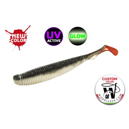 Molix RA Shad 3.8" / #685 - *Tournament Roach Glow gumihal