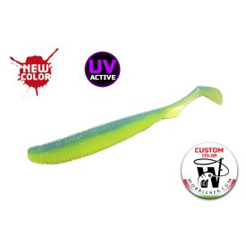   Molix RA Shad 4.5" / #686 - *UV Electric Blue Chart gumihal
