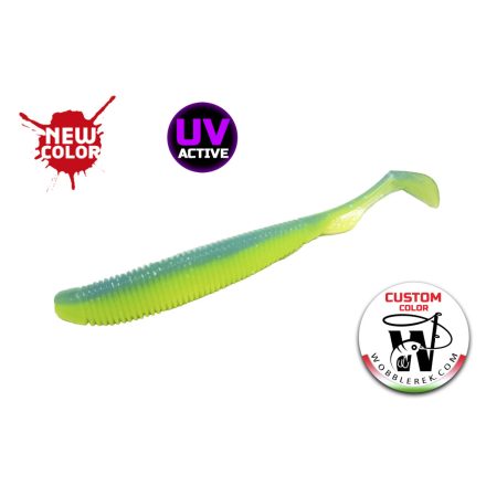 Molix RA Shad 4.5" / #686 - *UV Electric Blue Chart gumihal