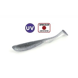   Molix RA Shad 3.8" / #148 - UV Clear Chart/Multy Color Flake gumihal
