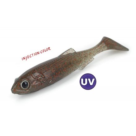 Molix RT Shad 3.5" / #495 - UV Green Shimmering műcsali kreatúra