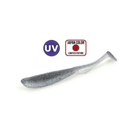   Molix RA Shad 2.5" / #148 - UV Clear Chart Multicolor Flake gumihal