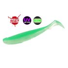 Molix RA Shad 3.0" FAT / #625 - *UV Tournament Mint Green Glow gumihal