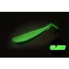 Molix RA Shad 3.0" FAT / #625 - *UV Tournament Mint Green Glow gumihal