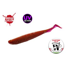   Molix RA Shad 3.8" / #627 - *UV Tournament Mystic Purple gumihal