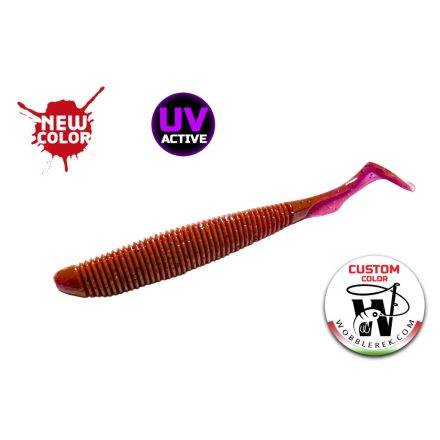 Molix RA Shad 3.8" / #627 - *UV Tournament Mystic Purple gumihal