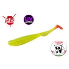 Molix RA Shad 3.0" / #639 - *UV Tournament Chartreuse Orange Tail gumihal