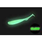 Molix RA Shad 4.5" / #625 - *UV Tournament Mint Green Glow gumihal