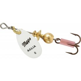 Mepps Aglia #0 / White Körforgó villantó