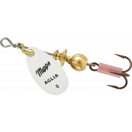 Mepps Aglia #0 / White Körforgó villantó
