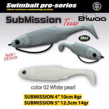SUBMISSION 4" 10cm 02 Pearl White gumihal