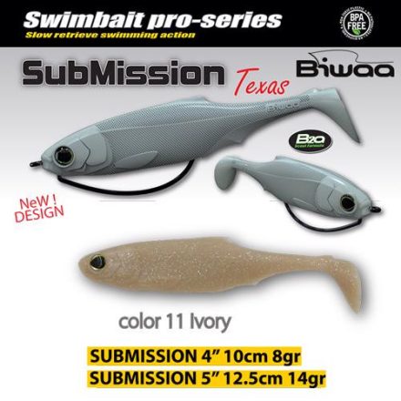 SUBMISSION 4" 10cm 11 Ivory gumihal