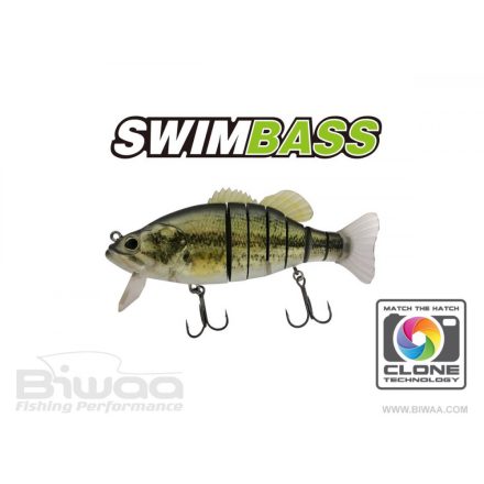 Biwaa SWIMBASS 6" SLOW SINK 15cm 65gr 01 Real Bass wobbler műcsali