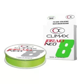 CLIMAX iBRAID NEO X8 FLUO CHARTREUSE 135m 0.14mm 10.1kg