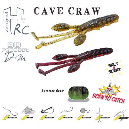 CAVE CRAW 3.8" 9.6cm Sumer Craw