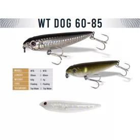 WT-DOG 60 6cm 4gr Ghost Sarda Glow