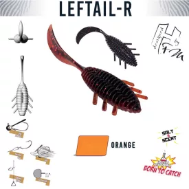 Herakles LEFTAIL-R 1.8" 4.5cm Orange műcsali kreatúra