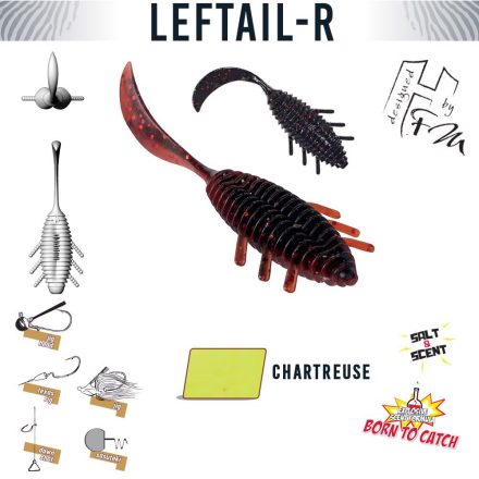 LEFTAIL-R 1.8" 4.5cm Chartreuse