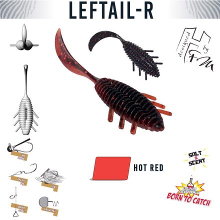 LEFTAIL-R 1.8" 4.5cm Hot Red