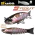 BIWAA STROUT 5.5" 14cm 29gr 07 Rainbow wobbler műcsali