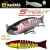 BIWAA STROUT 5.5" 14cm 29gr 14 Red Tiger wobbler műcsali