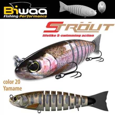 BIWAA STROUT 5.5" 14cm 29gr 20 Yamame wobbler műcsali