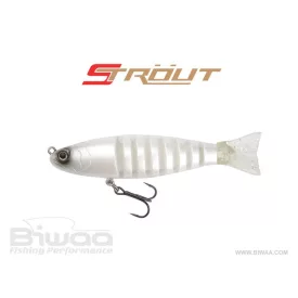   BIWAA STROUT 3.5" 9cm 8gr 29 Pearl White wobbler műcsali