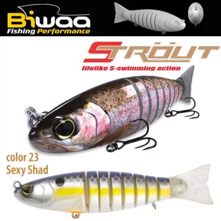 BIWAA STROUT 5.5" 14cm 29gr 23 Sexy Shad wobbler műcsali