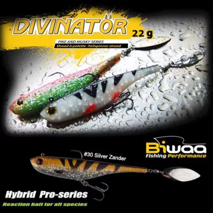 BIWAA DIVINATOR JUNIOR 14cm 22gr 30 Silver Zander