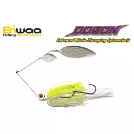   BIWAA DOGON SPINNERBAIT 3/4oz 21gr 01 White Chart-Silver Blades