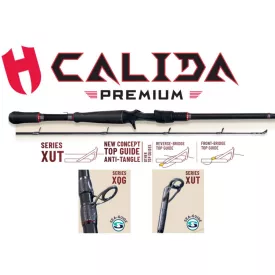   Casting pergető bot Herakles CALIDA PREMIUM HCPC702CR CAST 7'2" 218cm 3/8-1 1/4 7-35gr Crankbait
