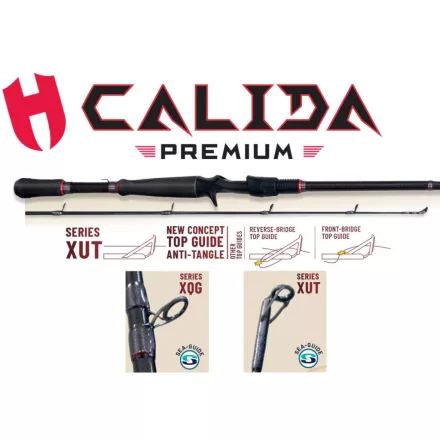 Casting pergető bot Herakles CALIDA PREMIUM HCPC702CR CAST 7'2" 218cm 3/8-1 1/4 7-35gr Crankbait