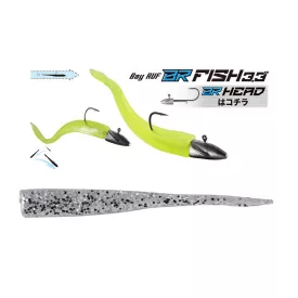 DUO BAYRUF BR FISH 3.3" 8.4cm S035 UV Silver gumihal