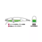 DUO SPEARHEAD RYUKI 71S 7.1cm 10gr ADA4140 Lime Yamame OB