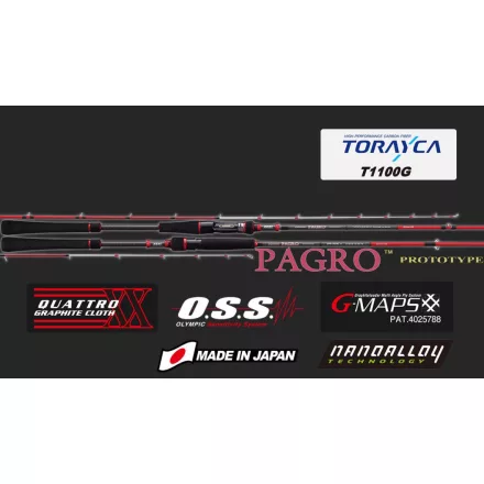 Pergető bot Graphiteleader PAGRO PROTOTYPE GPPS-702ML R-FAST 2.08m MAX 100gr
