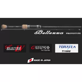   Pergető bot Graphiteleader BELLEZZA PROTOTYPE 21GBLZPS-612UL-T FAST 1.85m 1-6gr Ultra Light