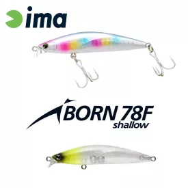 IMA IBORN 78F SHALLOW 78mm 8.5gr 004 Chart Head Clear