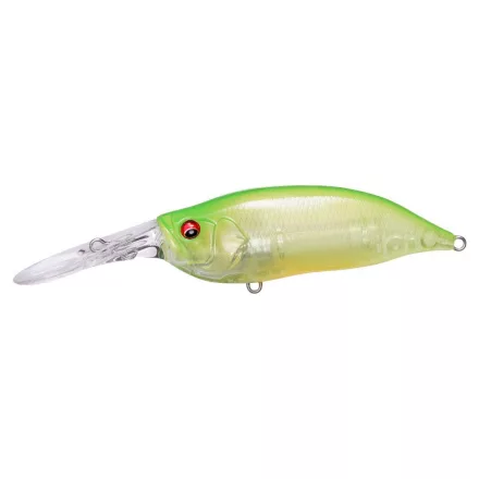 MEGABASS IXI SHAD TYPE-3 57mm 7.0gr CLEAR LIME CHART wobbler műcsali