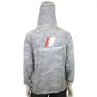 MAJOR CRAFT SUN PROTECTION HOODIE UV ÁLLÓ KAPUCNIS FELSŐ 4L Light Gray