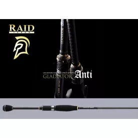   Pergető bot Raid Japan GLADIATOR ANTI GA-65MS SPIN BORDER 195cm 10.5gr