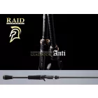 Casting pergető bot Raid Japan GLADIATOR ANTI CAST GA-65PBF POWER BAIT FINESS 195cm 5-10.5gr