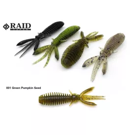   Raid Japan RAID EGUBUG 2.5" 6.3cm 001 Green Pumpkin Seed műcsali kreatúra