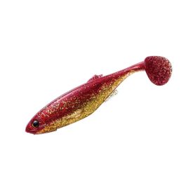 MAJOR CRAFT STABI SHAD FAT 4" 10.2cm #001 Red Gold