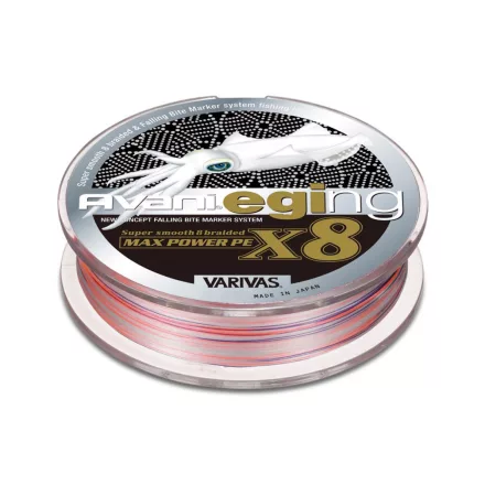 VARIVAS AVANI EGING MAX POWER PE X8 150m #0.8 16.7lbs White Orange Marking