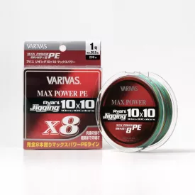   VARIVAS AVANI JIGGING 10x10 MAX PE X8 200m #1.0 20.2lb 10mx10 Color