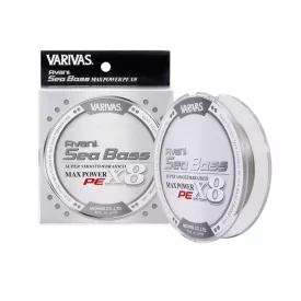   VARIVAS SEA BASS MAX POWER PE X8 150m #1.2 24.1lb Stealth Grey
