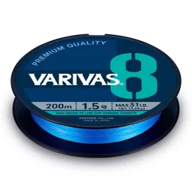   VARIVAS PE 8 BLUE EDITION 150m #0.6 0.128mm 13lb Fluo Ocean Blue
