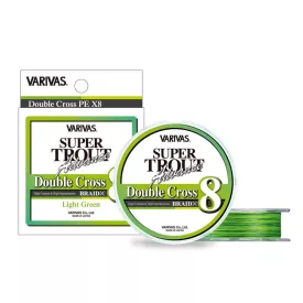   VARIVAS SUPER TROUT ADVANCE DOUBLE CROSS PE 8X 100m #0.8 11.4lb Light Green Fluo