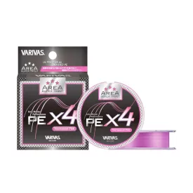   VARIVAS SUPER TROUT AREA PE X4 TOURNAMENT PINK #0.175 75m 5lb